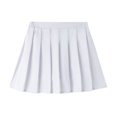 thumbnail image 1 of MeetoTime Girls Pleated Skirt Solid Color Plaid Printed Half Dress with Inner Lining 9-16 Years Children Clothes, 1 of 3