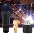 thumbnail image 3 of 3Set Copper Euro Style Welding Cable Quick Connector 200-400A Welding Wire Connector(35-50), 3 of 5