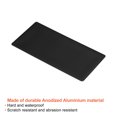 thumbnail image 3 of Unique Bargains 3'x2' Metal Name Plate Anodized Aluminium Self Adhesive Sign Tag Black 20 Pack, 3 of 6