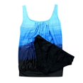 thumbnail image 3 of Women Tankini Swimsuit Tummy Control Top With Shorts Two Piece Bathing Suit, 3 of 6