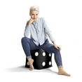 thumbnail image 2 of Cube Dice de Gouchee Home – Pouf cube amusant et fonctionnel, rempli de polystyrène, siège d'appoint léger pour salon ou chambre à coucher, 2 of 6