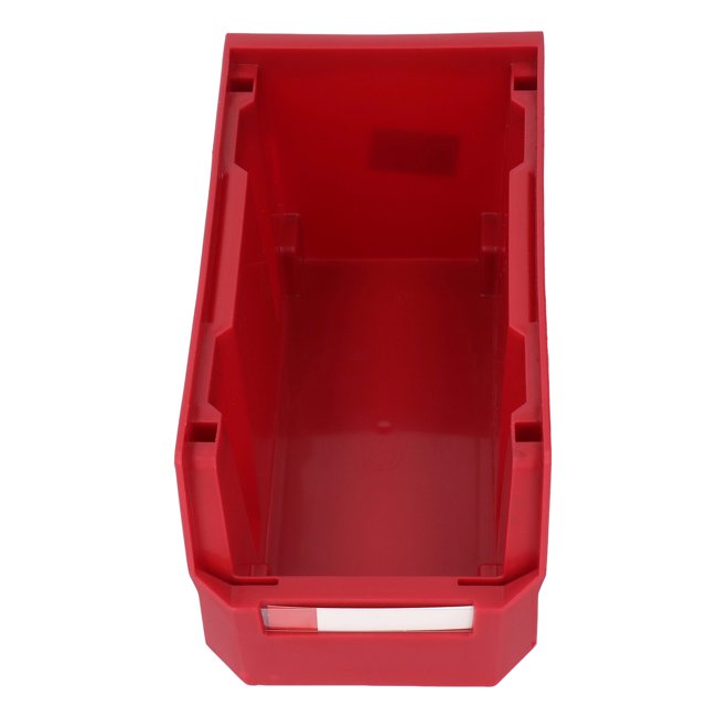 Parts Storage Bin 276x139x128mm Back Hanging Container Thickened PP Large Opening Tool Organizer for Garage Workshop