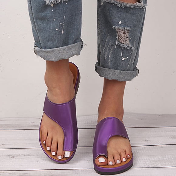 Thong Sandals for Women Dressy Women Dressy Comfy Platform Casual Shoes Summer Beach Travel Slipper Flip Flops Greek Sandals Women on Clearance