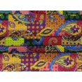 thumbnail image 5 of oneOone Velvet Magenta Fabric Paisley Patchwork Sewing Craft Projects Fabric Prints By Yard 58 Inch Wide, 5 of 5