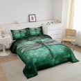 thumbnail image 3 of Erosebridal Animal Dragonfly Bedding Twin Comforter Set,Green Ombre Down Comforter,Gradient Room Decor,Reversible,Lightweight,2pcs, 3 of 7
