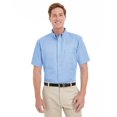 thumbnail image 1 of Harriton Chemise en Sergé à Manches Courtes pour Hommes Foundation 100 % Coton avec Teflonâ„¢, 1 of 3