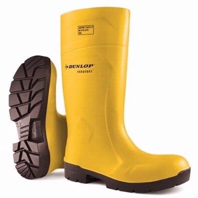 Dunlop Purofort FoodPro Safety, Yellow | Insulated Agrifood PU Work Boots