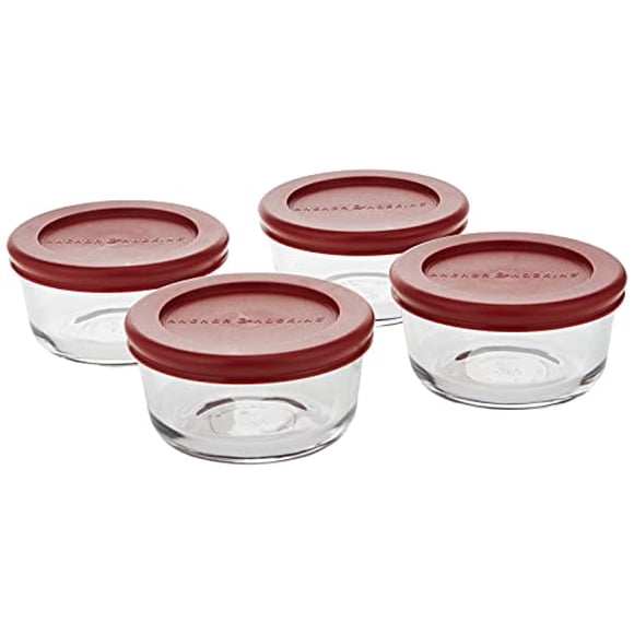 Anchor Hocking Classic Glass Food Storage Containers with Lids