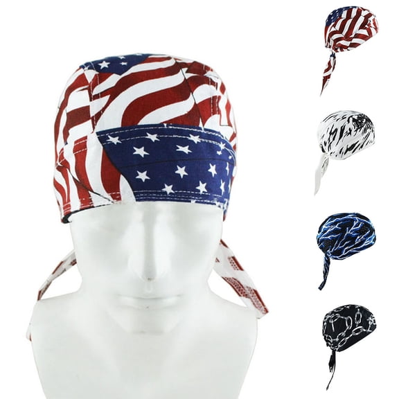 Cheers.US Fashion Outdoor Essentials Cooling Helmet Liner Do Rag Head Bandana Wrap for Men Biker Skull Cap for Cycling Motorcycle