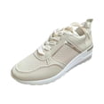 thumbnail image 2 of Babysbule Chaussures pour Femmes en Liquidation, Chaussures Plates-Formes Décontractées à Lacets à Talon Compensé à Paillettes Chaussures Simples Espadrilles Femmes, 2 of 3
