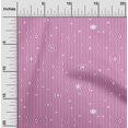 thumbnail image 2 of oneOone Rayon Fuschia Pink Fabric Stripes Sewing Material Print Fabric By The Yard 56 Inch Wide, 2 of 4