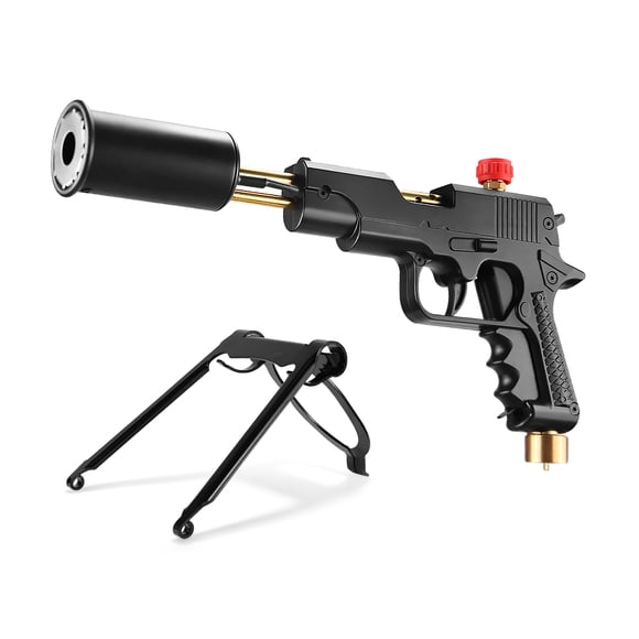 DOMINOX Propane Torch Grill & Cooking, Adjustable Campfire Starter, Torch Burner by Propane, MAP and MAPP, for Searing Steak, BBQ, Soldering, Gas Tank Not Included, Black
