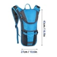 thumbnail image 2 of Hydration Backpack Nylon Hiking Backpack Outdoor Water Bladder Backpack for Cycling Biking Running, 2 of 7