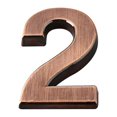 thumbnail image 3 of Lefu Adhesive Glossy 3D House Number Door Plate Sign Outdoor Hotel Room Number, 3 of 7