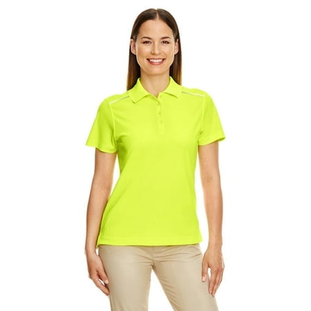 Ash City - Core 365 Ladies' Radiant Performance Piqué Polo with Reflective Piping