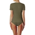 thumbnail image 3 of Cameland Maillot Dermoprotecteur Deux Pièces pour Femmes à Manches Courtes Maillots de Bain Chandail de Bain Maillot de Bain avec Bas Maillot de Bain, 3 of 3