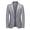 Gris, variante sur cllios Veston et Manteau Sport pour Homme un Bouton Coupe Ajustée Veste Blazer Grande Taille Col Châle Manches Longues Manteau Sport Veston de Complet Tenue d'Affaires Décontractée Bleu TTTTG