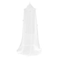 thumbnail image 2 of Jovati Auvent Rond en Dentelle pour Lit Anti-Insectes Moustiquaire Rideau Dôme Élégant Blanc, 2 of 9