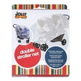 thumbnail image 2 of Jolly Jumper Double Stroller Net | Breathable Mesh Insect Shield Cover | Fits Tandem, Side-by-Side & Travel System Strollers | Elasticized Secure Fit, 2 of 2