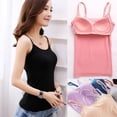 thumbnail image 3 of Womens Modal Built-in Bra Padded Camisole Yoga Tanks Tops, 3 of 7
