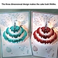 thumbnail image 4 of 3D Birthday Card with Music, Unique Foldable Light Up Celebration Card for Adults and Kids, 4 of 7