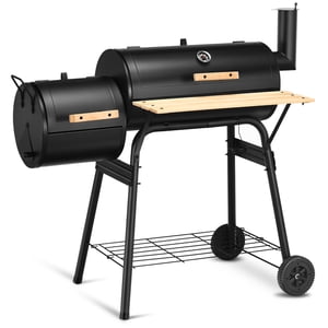 Costway Extérieur BBQ Barbecue de grille Barbecues Patio Cuiseur de jardin Fumer