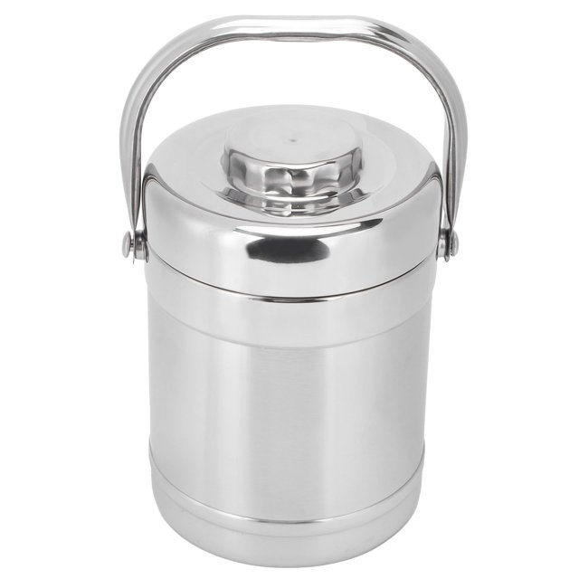 Hot 1.2L StraightShaped Stainless Steel Vacuum Lunch Box Pot Insulated Food Container for School
