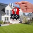 thumbnail image 4 of Birdeem Little Ghost Hand-Woven Cute Keychain Bag Car Pendant Hanging Gift, 4 of 5