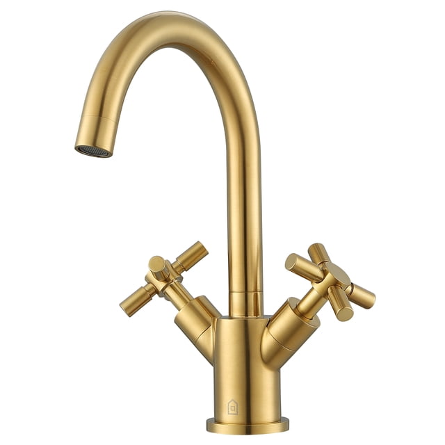 Ancona Prima Colori Single Hole Double Cross Handle Bathroom Faucet