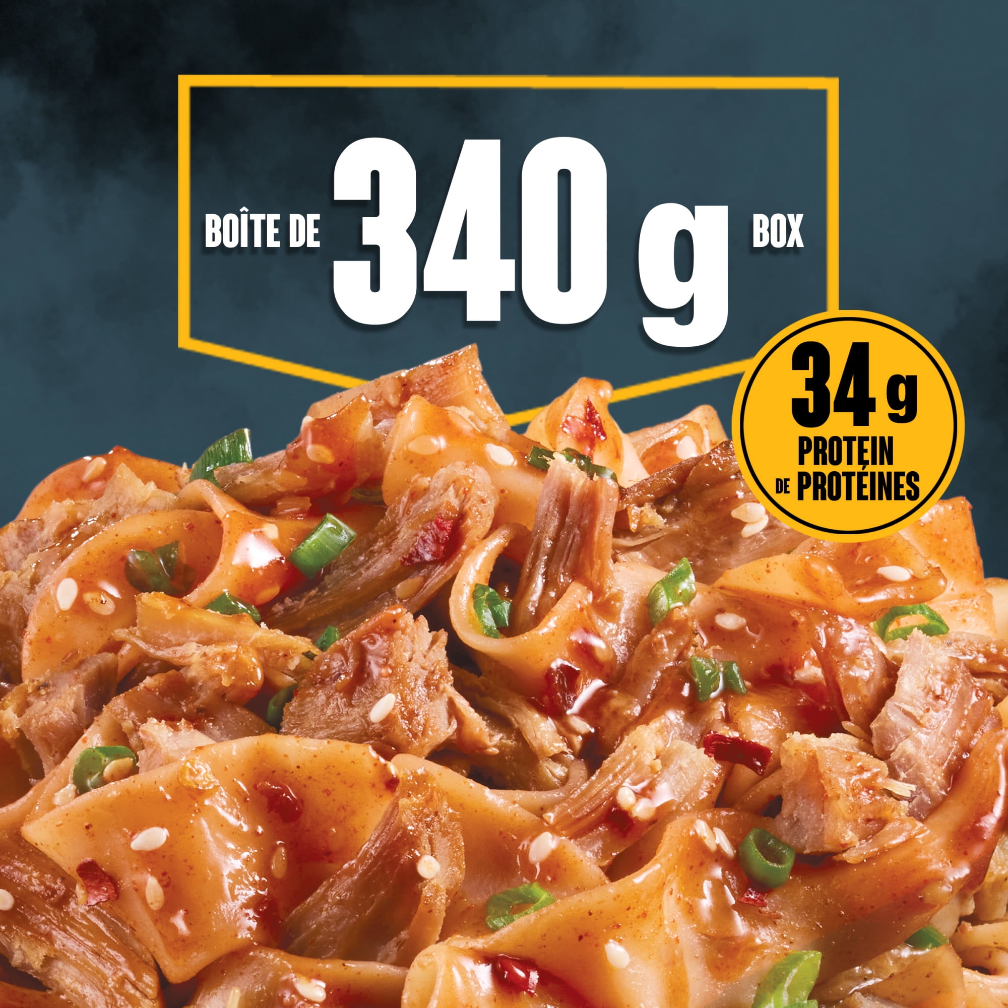 CRAVE Chili Sesame Noodles with Pork Noodle Bowl, 340 g Box, CRAVE CHILI SESAME NOODLES W/PORK