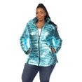 thumbnail image 1 of White Mark Women's Metallic Puffer Coat, 1 of 6