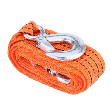 Sangle de Remorquage avec Crochets, Charge de 4 Mètres 3 Tonnes Corde de Remorquage pour Remorque de Voiture Câble de Remorquage avec Crochets Outil d'Urgence pour Véhicule