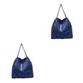 thumbnail image 4 of kurtrusly 1/2/3 Wide Application Convenient And Practical Chain Handbag For Women - Foldable Shoulder Bag Fashion PU Chain Shoulder Bag blue 2PCS, 4 of 6