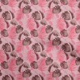 thumbnail image 1 of oneOone Tissu Flex Coton Rose Feuille Tropicale Matériel de Robe Tissu Imprimé Tissu au Mètre 40 Pouces de Large, 1 of 5