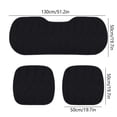 thumbnail image 3 of LSLJS 3Pcs Car Seat Cover Full Set Car Front Seat Covers and Rear Benches Cover Originals Winter Plush and Warm for Automotive SUV Truck and Van Full Size Winter Set, 3 of 8