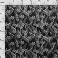 thumbnail image 3 of oneOone Polyester Spandex Gray Fabric Floral Sewing Craft Projects Fabric Prints By Yard 56 Inch Wide, 3 of 5
