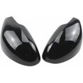 thumbnail image 2 of Compatible For Seat Leon MK1 1M 1999-2006 Car Rearview Mirror Cover Side Wing Protect Frame Covers Trim Carbon Look and Bright Black(Carbon Fiber Look), 2 of 7