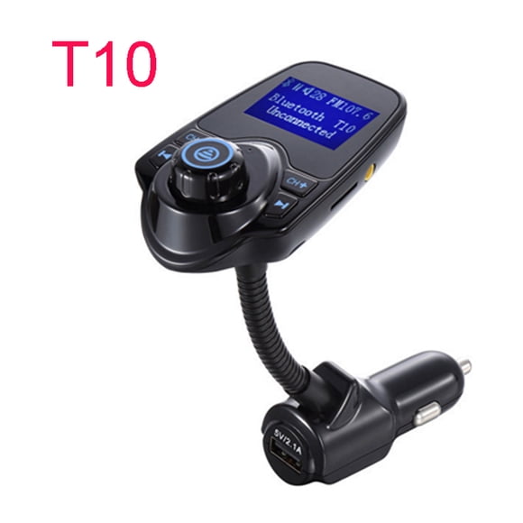 JINSERTA Bluetooth FM Transmitter Audio Car Mp3 Player Wireless InCar FM Modulator Handsfree Car Kit QC3.0 Support TF USB AUX