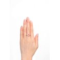thumbnail image 2 of RYLOS Rings for Women 14K Yellow Gold Greek Key Designer Ring 9X7MM Gemstone & Diamond Ring October Pink Ice Jewelry  Size 7, 2 of 7