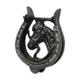 thumbnail image 1 of MERIGLARE Horse Head Door Knocker Accessory Easy to Install Premium Front Door Knocker, 1 of 9
