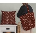 thumbnail image 5 of Soimoi Tissu en Rayonne Rouge Feuilles & Roses Tissu Imprimé Floral 1 Yard 42 Pouces de Large, 5 of 5