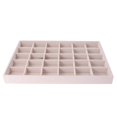 thumbnail image 4 of lionlar 30 Grid Velvet s Jewelry Display Tray Organizer Holder Storage Case Showcase 30 Compartment, 4 of 8