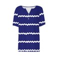 thumbnail image 4 of Birdeem Blouses pour Femmes T-Shirt Col en V Couleur Unie, 4 of 12