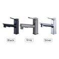 thumbnail image 3 of Zootealy Pull Out Kitchen Faucets With 2 Spray Modes Single-Handle 35 Inch Pull Down Bathroom Sink Sprayer Faucet Ceramic Valve Adjustable Hot & Cold Water Water Tap, 3 of 6