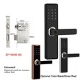 thumbnail image 2 of Clavier Tactile Bluetooth à Empreinte Digitale pour Appartement, Serrure de Porte Intelligente Sans Clé pour Porte d'Entrée, Serrure de Porte pour Porte d'Entrée, Maison Intelligente Intégrée, 2 of 5