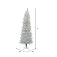 thumbnail image 3 of Vickerman A104080 9 ft. x 40 in. White Spruce Pencil Tree 982T, 3 of 3