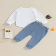 thumbnail image 4 of Long Sleeve  Neck Pocket Sweatshirt Pants for Boys in Autumn, 4 of 8