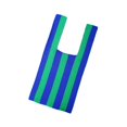 thumbnail image 1 of Stripe Pattern Lady Shoulder Bag Hand Bag Totes Large Capacity Women Totes Green Blue, 1 of 9