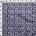 thumbnail image 4 of oneOone Rayon Bluish Violet Fabric Florals Craft Projects Decor Fabric Printed By The Yard 56 Inch Wide, 4 of 4