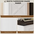 thumbnail image 4 of HOMCOM Classeur avec 2 Tiroirs, Armoire de Classement pour Formats A4 et Lettre, Blanc, 4 of 10